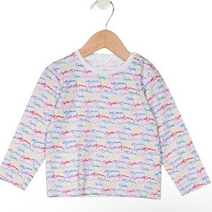 Stella McCartney Multicolor Logo Long Sleeve Tee UNISEX